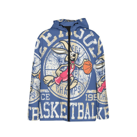 Kid's Waterproof And Windproof Jacket - "BasketBunny"