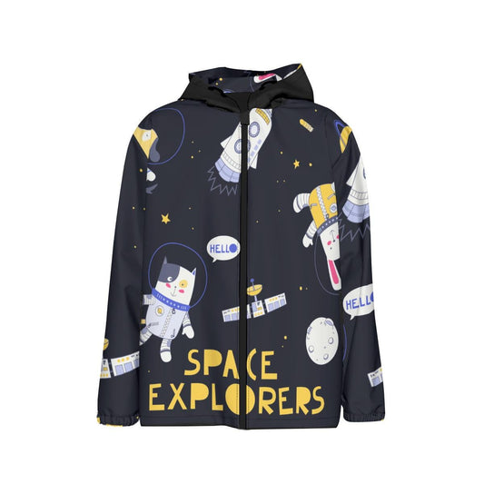 Kid's Waterproof And Windproof Jacket - "Space Explorer"