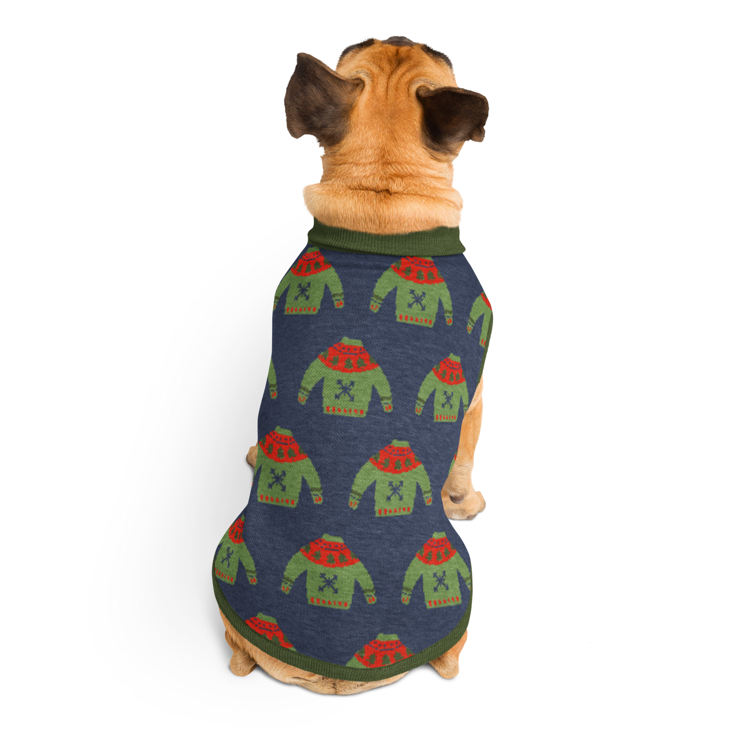 Knitted Pet and Dog Holiday Christmas Sweater