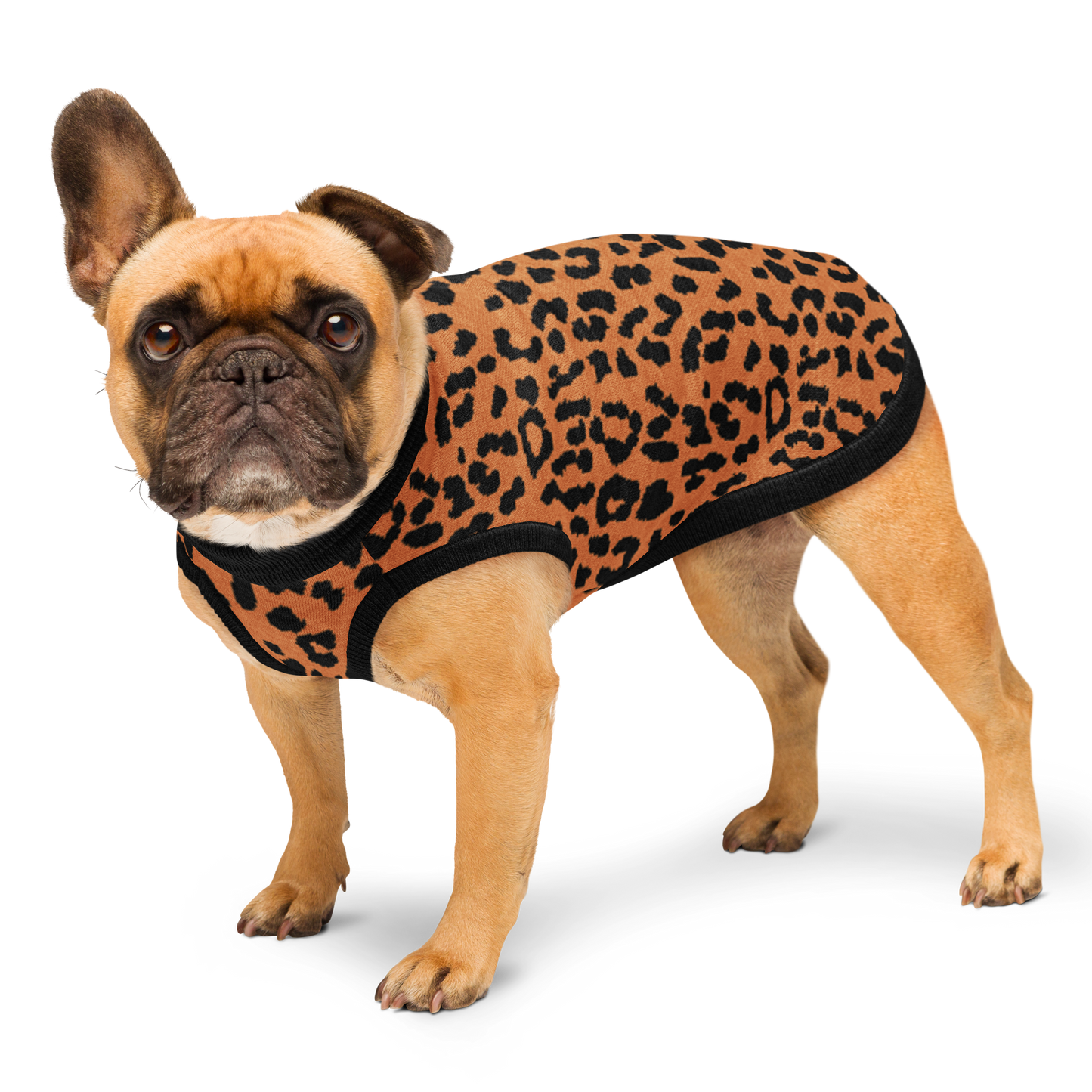 Knitted Pet and Dog Leopard Print Sweater