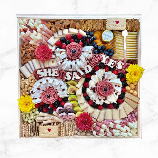 Large Party Size Reusable Lazy Susan Charcuterie Board (15-18 People)
