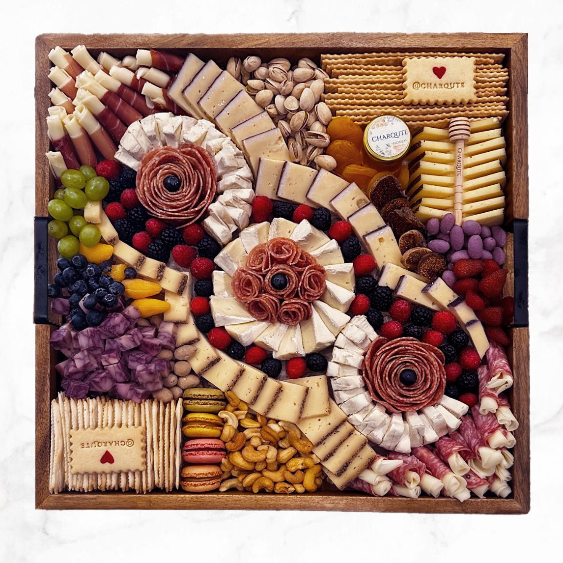 Large Party Size Reusable Lazy Susan Charcuterie Board (15-18 People)