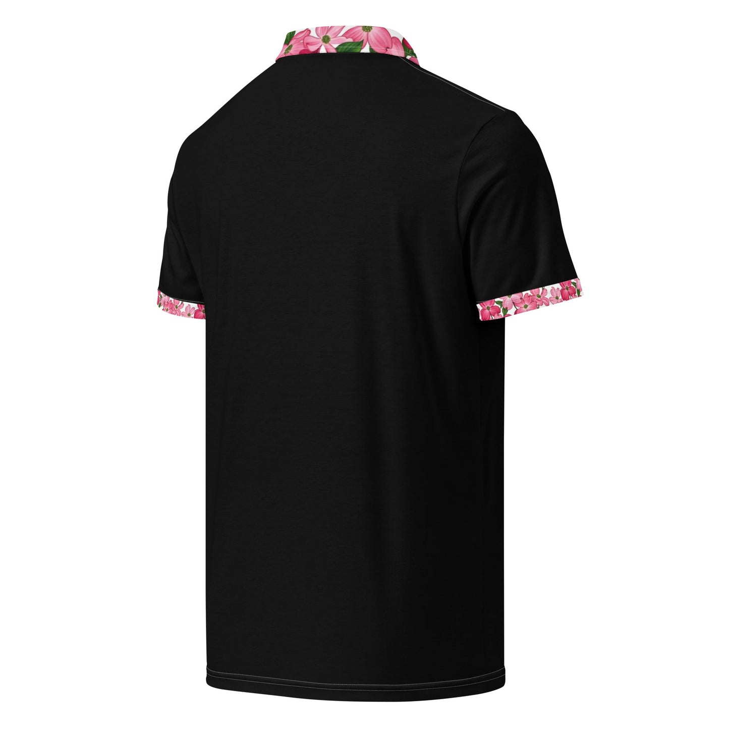 Limited Edition: Pink Dogwood (black)| Polo Shirt (slim fit)
