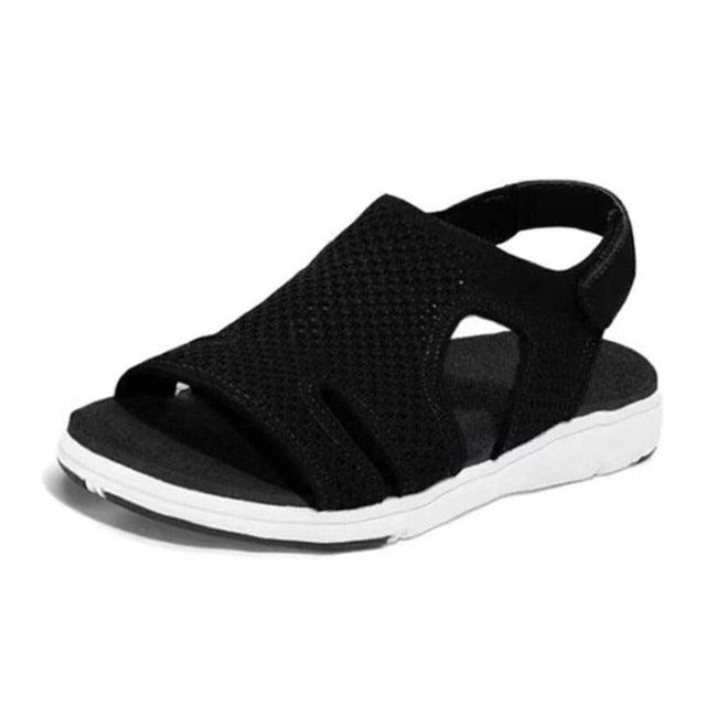 Women’s Dressy Casual Summer Sandals — Sleek Slip-On Square-Toe Style (Multiple colors)