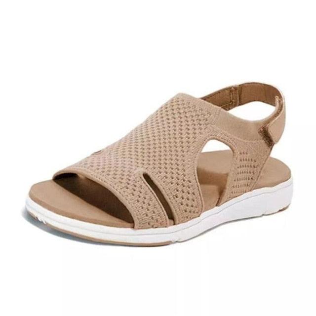 Women’s Dressy Casual Summer Sandals — Sleek Slip-On Square-Toe Style (Multiple colors)