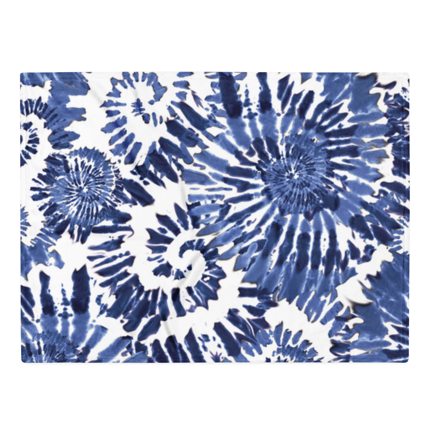 Throw Blanket - Blue Tie-Dye
