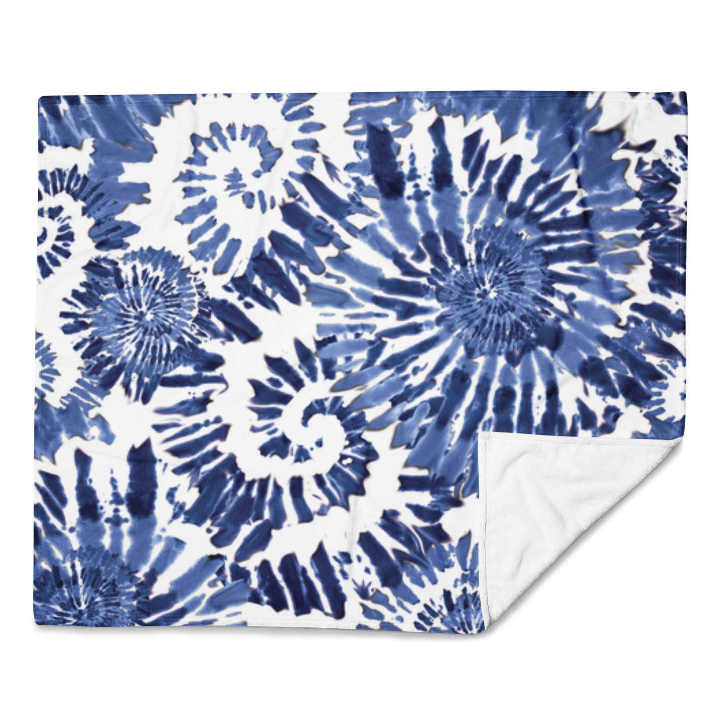 Throw Blanket - Blue Tie-Dye