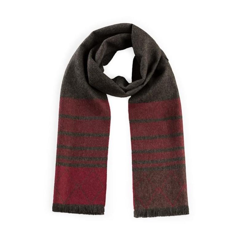 ZigZag 100% Baby Alpaca Scarf – Unisex Peruvian Wool Scarf
